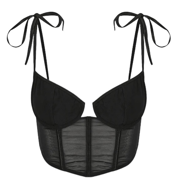 Kat the Label Femme Black Bustier Top - Picture 5 of 16